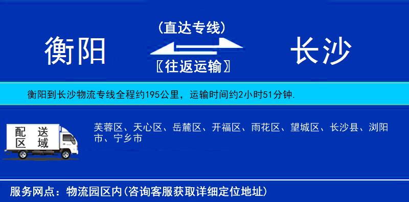 衡陽(yáng)到長(zhǎng)沙物流專(zhuān)線(xiàn)