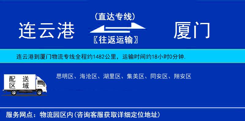 連云港到廈門(mén)物流專(zhuān)線(xiàn)