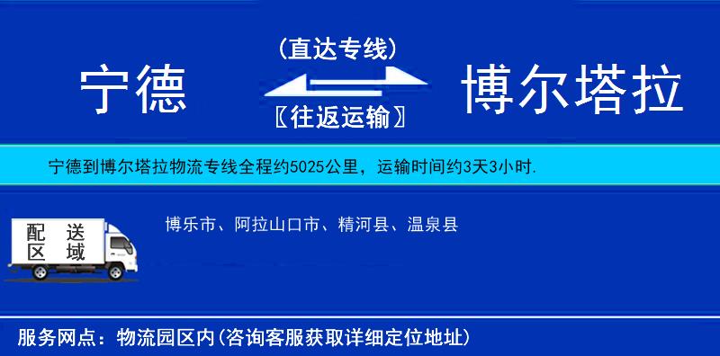 寧德到博爾塔拉物流專(zhuān)線