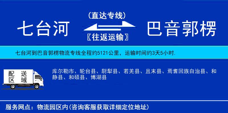 七臺(tái)河到巴音郭楞物流專(zhuān)線(xiàn)