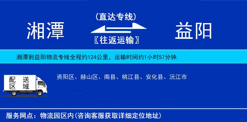 湘潭到益陽(yáng)物流專線