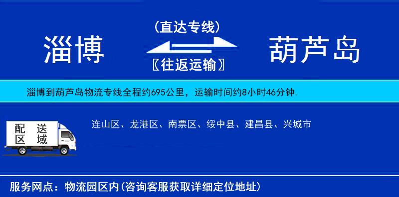淄博到葫蘆島物流專線